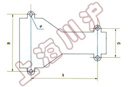 DBY電動(dòng)隔膜泵 安裝尺寸表及尺寸圖