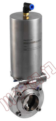 D621氣動(dòng)衛(wèi)生型蝶閥,結(jié)構(gòu)圖