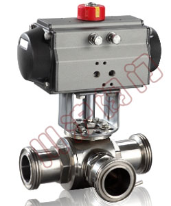 衛(wèi)生級(jí)氣動(dòng)球閥 (三通式)