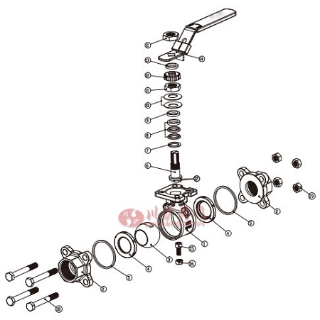 高平臺(tái)3片式球閥內(nèi)部圖